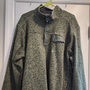 Men's Convector Snap Mock hunter green